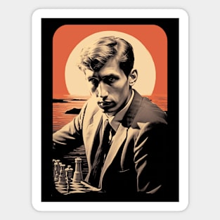 Young Bobby Fischer - Relax & Chess Magnet